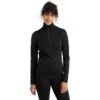 Icebreaker Women's Merino 200 Oasis Long Sleeve Half Zip Thermal Top -Active Vibe Shop 104380001 1