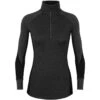 Icebreaker Women's BodyfitZone Merino 260 Zone Long Sleeve Half Zip Thermal Top 1 Icebreaker Women's BodyfitZone Merino 260 Zone Long Sleeve Half Zip Thermal Top -Active Vibe Shop 104394A01 1