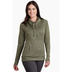 KUHL Women's Lea Pullover -Active Vibe Shop 4186 lea pullover sage front pdp photo