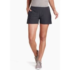 KUHL Women's Freeflex Short - 8" -Active Vibe Shop 6308 Freeflex Short 4 Koal Front