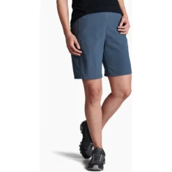 KUHL Women's Freeflex Short - 8" -Active Vibe Shop 6308 Ws Freeflex Short 8in Rainstorm Front