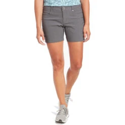 KUHL Women's Trekr Short 5.5" 10 KUHL Women's Trekr Short 5.5" -Active Vibe Shop 6356 Trekr Short 5 5 Charcoal Front