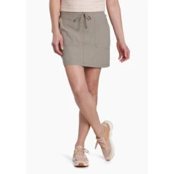 KUHL Women's Vantage Skort -Active Vibe Shop 6406 Ws Vantage Skort Khaki Front