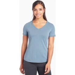 KUHL Women's Juniper Short Sleeve -Active Vibe Shop 8435 Juniper SS Overcast Front 0a8e2622 ab5a 43ad 865b 804e9293d806