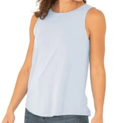 Women's Bamboo Highline Tank -Active Vibe Shop WHT 107 P 1 1