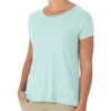 Women's Bamboo Explorer Tee 1 Women's Bamboo Explorer Tee -Active Vibe Shop W ExplorerTee HeatherMint 1