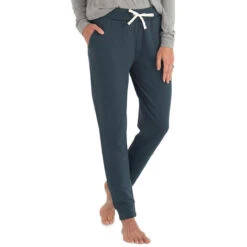 Women's Bamboo Fleece Jogger -Active Vibe Shop W Fleece Jogger BlueDusk 1