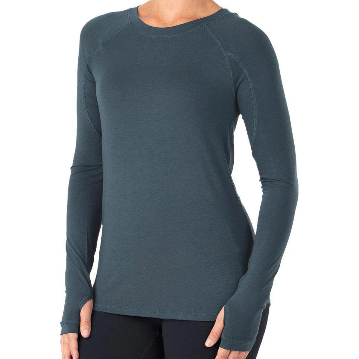 Women's Bamboo Midweight Long Sleeve 6 Women's Bamboo Midweight Long Sleeve - Image 4