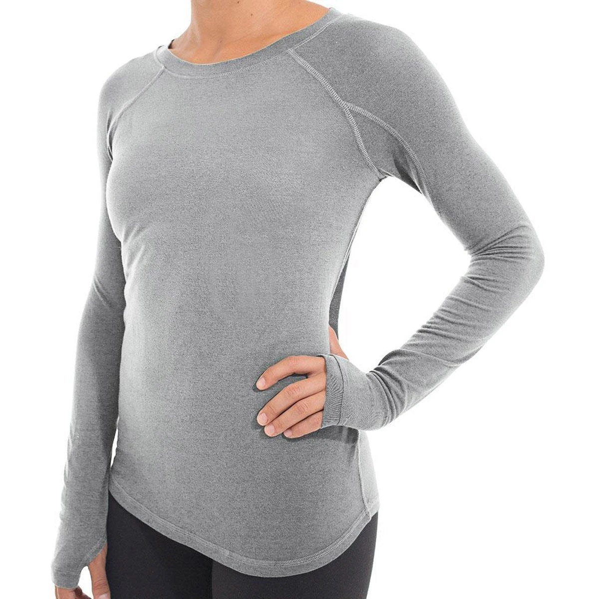 Women's Bamboo Midweight Long Sleeve 4 Women's Bamboo Midweight Long Sleeve - Image 2