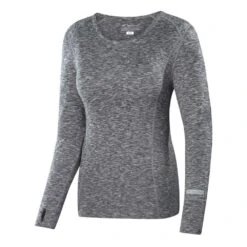 Women's Cloud Nine Scoop -Active Vibe Shop Women s Climasense 2 0 Cloudnine TR Scoop Neck Top Grey Melange