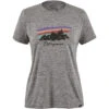 Patagonia Women's Cap Cool Daily Graphic Shirt -Active Vibe Shop Womens Cap Cool Daily Graphic Shirt 45250 Free Hand Fitz Roy Feather Grey fb7dc53a f0bf 4477 8294 b275ba1278b5
