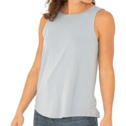 Women's Bamboo Highline Tank -Active Vibe Shop Womens HighlineTank CaysBlue 1