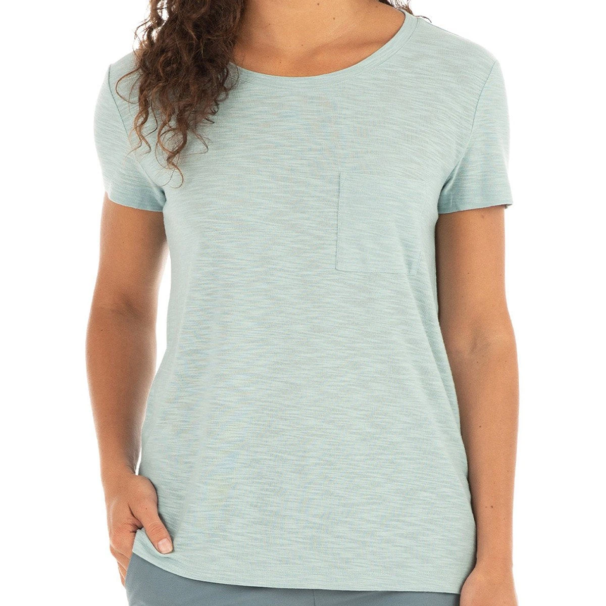 Women's Bamboo Slub Channel Pocket Tee 4 Women's Bamboo Slub Channel Pocket Tee - Image 2