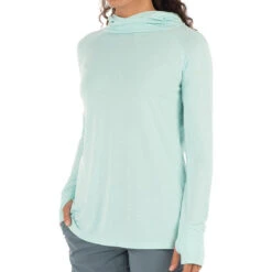 Women's Bamboo Weekender Hoody -Active Vibe Shop Womens WeekenderHoody BlueChill 1