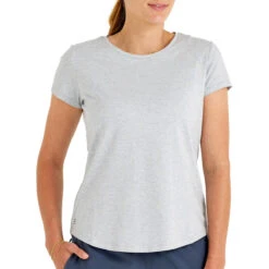 Women's Bamboo Current Tee -Active Vibe Shop current tee bay blue women top 1