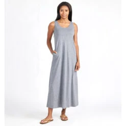 Women's Heritage Midi Dress -Active Vibe Shop heritage midi dress heather flint women 1