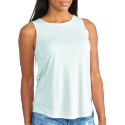 Women's Bamboo Highline Tank -Active Vibe Shop lightweight tank glacier women top 1