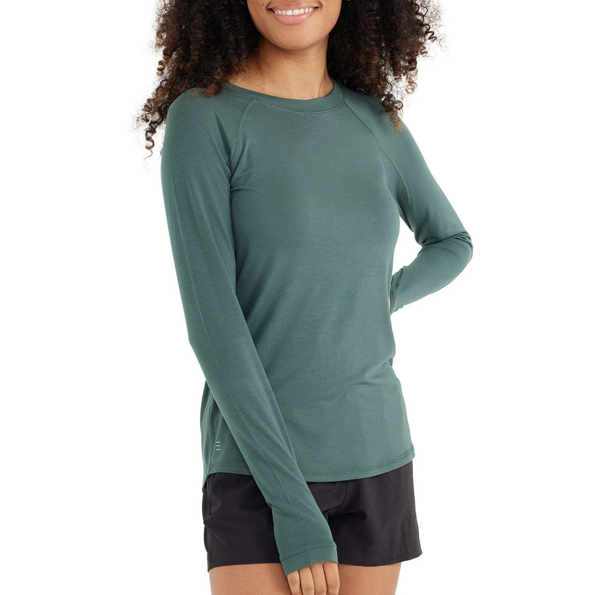 Women's Bamboo Midweight Long Sleeve 7 Women's Bamboo Midweight Long Sleeve - Image 5